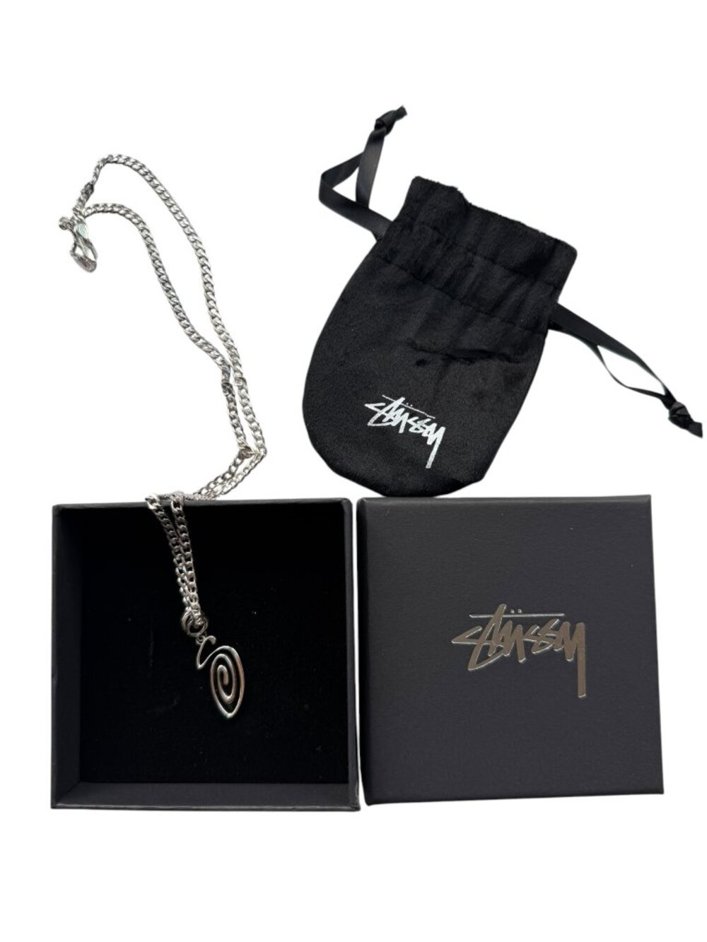 Stussy Swirly S Chain Necklace